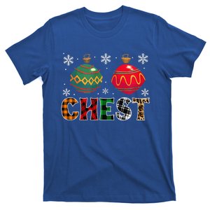 Chest Nuts Funny Matching Chestnuts Christmas Couples Chest Cute T-Shirt