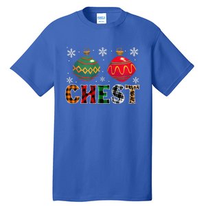 Chest Nuts Funny Matching Chestnuts Christmas Couples Chest Cute Tall T-Shirt