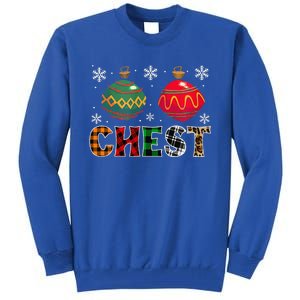 Chest Nuts Funny Matching Chestnuts Christmas Couples Chest Cute Tall Sweatshirt