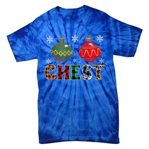 Chest Nuts Funny Matching Chestnuts Christmas Couples Chest Cute Tie-Dye T-Shirt