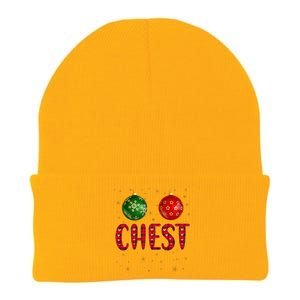 Chest Nuts Funny Matching Chestnuts Christmas Couples Chest Gift Knit Cap Winter Beanie