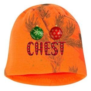 Chest Nuts Funny Matching Chestnuts Christmas Couples Chest Gift Kati - Camo Knit Beanie