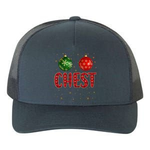 Chest Nuts Funny Matching Chestnuts Christmas Couples Chest Gift Yupoong Adult 5-Panel Trucker Hat