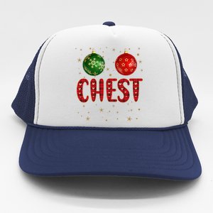 Chest Nuts Funny Matching Chestnuts Christmas Couples Chest Gift Trucker Hat