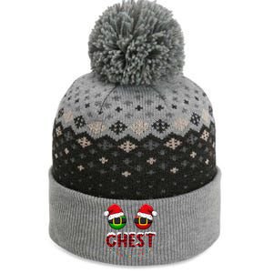 Chest Nuts Funny Matching Chestnuts Christmas Couples Chest The Baniff Cuffed Pom Beanie