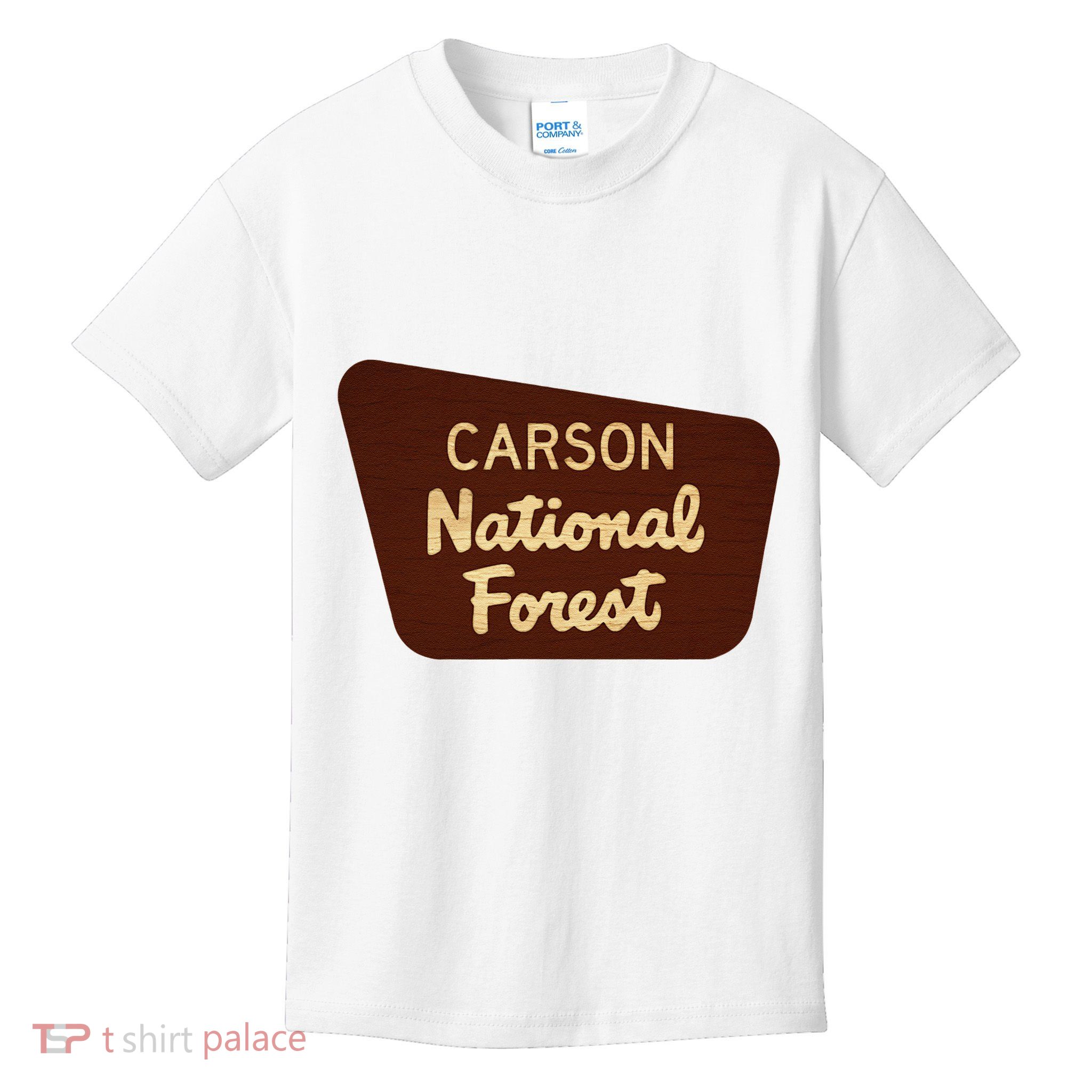 Carson National Forest Entrance Sign Kids T-Shirt