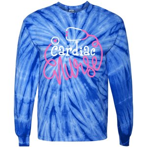 Cardiac Nurse Funny Cardiology Nursing Departt Nurse Great Gift Tie-Dye Long Sleeve Shirt