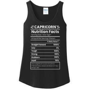 Capricorn Nutrition Facts Ladies Essential Tank