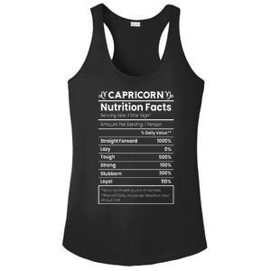 Capricorn Nutrition Facts Ladies PosiCharge Competitor Racerback Tank