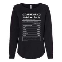 Capricorn Nutrition Facts Womens California Wash Sweatshirt