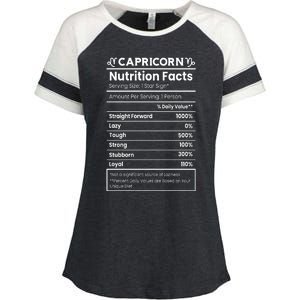 Capricorn Nutrition Facts Enza Ladies Jersey Colorblock Tee