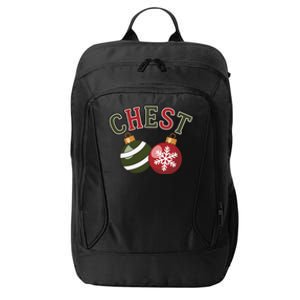 Chest Nuts Funny Matching Couple Chestnuts Christmas City Backpack