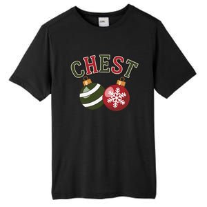 Chest Nuts Funny Matching Couple Chestnuts Christmas Tall Fusion ChromaSoft Performance T-Shirt