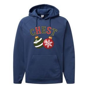 Chest Nuts Funny Matching Couple Chestnuts Christmas Performance Fleece Hoodie