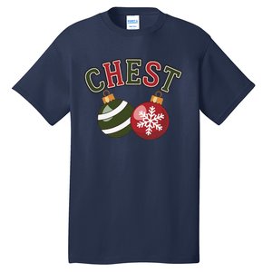 Chest Nuts Funny Matching Couple Chestnuts Christmas Tall T-Shirt