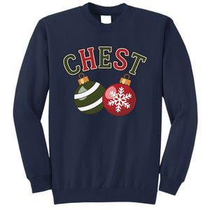 Chest Nuts Funny Matching Couple Chestnuts Christmas Tall Sweatshirt