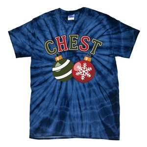 Chest Nuts Funny Matching Couple Chestnuts Christmas Tie-Dye T-Shirt