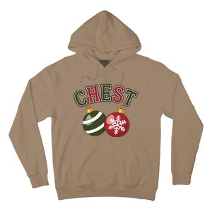 Chest Nuts Funny Matching Couple Chestnuts Christmas Hoodie