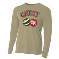 Chest Nuts Funny Matching Couple Chestnuts Christmas Cooling Performance Long Sleeve Crew