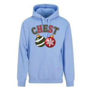 Chest Nuts Funny Matching Couple Chestnuts Christmas Unisex Surf Hoodie