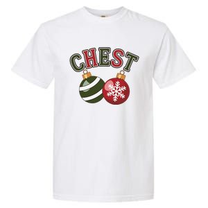 Chest Nuts Funny Matching Couple Chestnuts Christmas Garment-Dyed Heavyweight T-Shirt