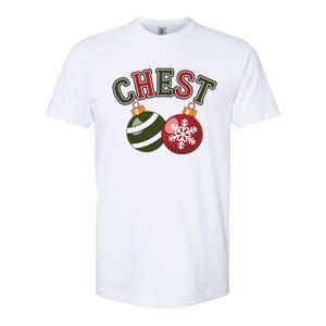 Chest Nuts Funny Matching Couple Chestnuts Christmas Softstyle CVC T-Shirt