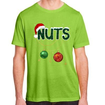 Chest Nuts Funny Matching Golden Chestnut Christmas Funny Gift Adult ChromaSoft Performance T-Shirt