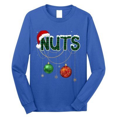 Chest Nuts Funny Matching Golden Chestnut Christmas Funny Gift Long Sleeve Shirt