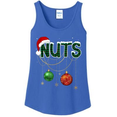 Chest Nuts Funny Matching Golden Chestnut Christmas Funny Gift Ladies Essential Tank