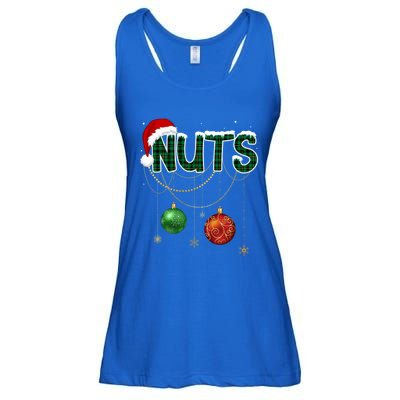 Chest Nuts Funny Matching Golden Chestnut Christmas Funny Gift Ladies Essential Flowy Tank