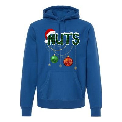 Chest Nuts Funny Matching Golden Chestnut Christmas Funny Gift Premium Hoodie