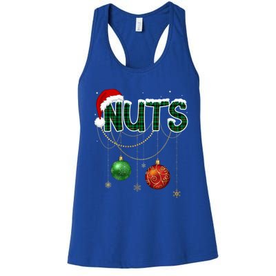 Chest Nuts Funny Matching Golden Chestnut Christmas Funny Gift Women's Racerback Tank