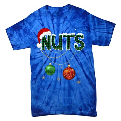 Chest Nuts Funny Matching Golden Chestnut Christmas Funny Gift Tie-Dye T-Shirt