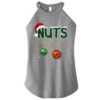 Chest Nuts Funny Matching Golden Chestnut Christmas Funny Gift Women's Perfect Tri Rocker Tank