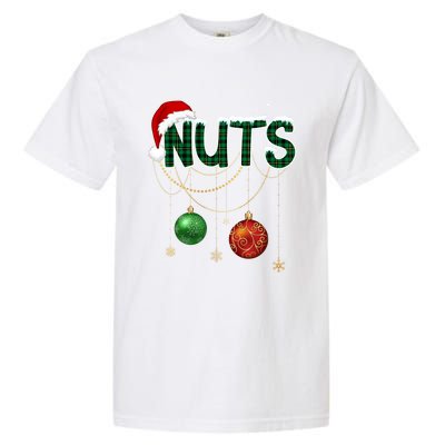 Chest Nuts Funny Matching Golden Chestnut Christmas Funny Gift Garment-Dyed Heavyweight T-Shirt