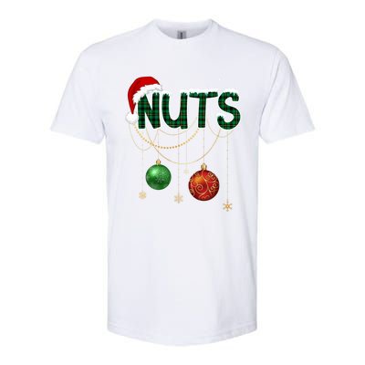 Chest Nuts Funny Matching Golden Chestnut Christmas Funny Gift Softstyle CVC T-Shirt