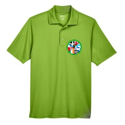 Celtic Nations Flags Celtic Nations Men's Origin Performance Pique Polo