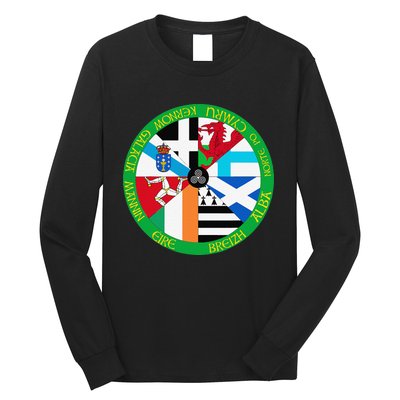 Celtic Nations Flags Celtic Nations Long Sleeve Shirt