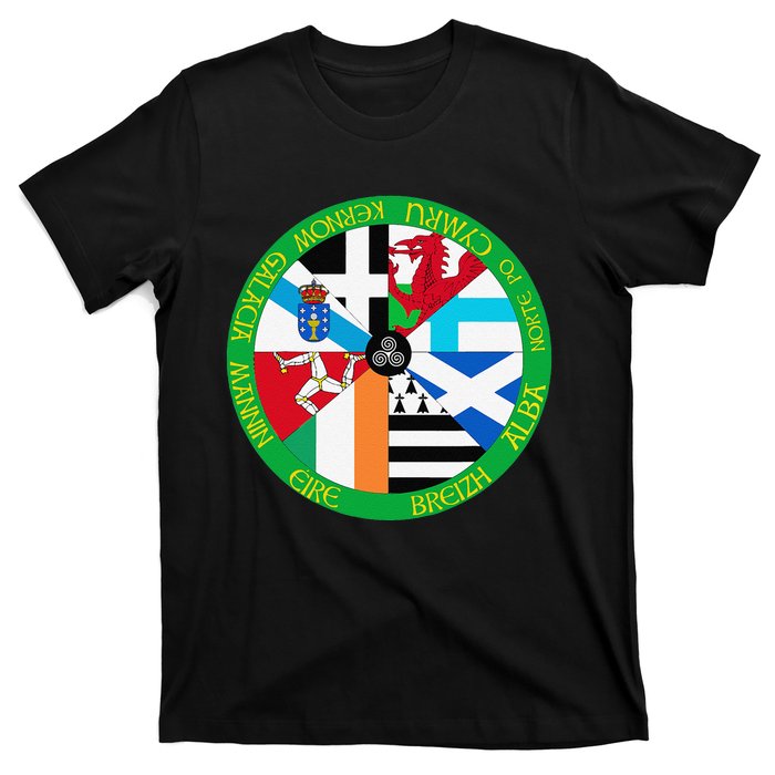 Celtic Nations Flags Celtic Nations T-Shirt