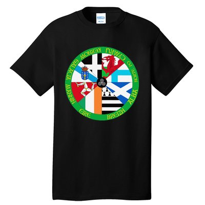 Celtic Nations Flags Celtic Nations Tall T-Shirt