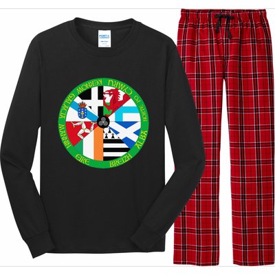 Celtic Nations Flags Celtic Nations Long Sleeve Pajama Set