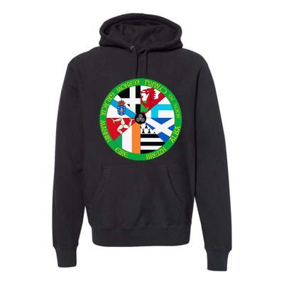 Celtic Nations Flags Celtic Nations Premium Hoodie