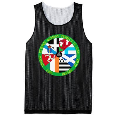 Celtic Nations Flags Celtic Nations Mesh Reversible Basketball Jersey Tank