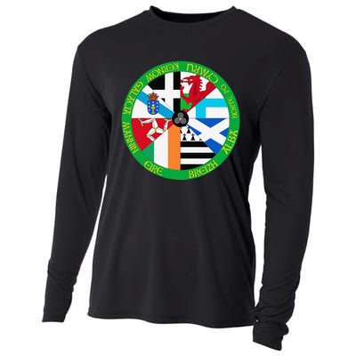 Celtic Nations Flags Celtic Nations Cooling Performance Long Sleeve Crew