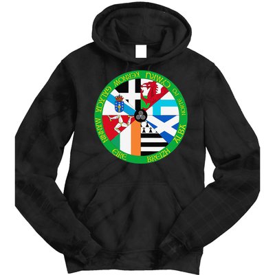 Celtic Nations Flags Celtic Nations Tie Dye Hoodie