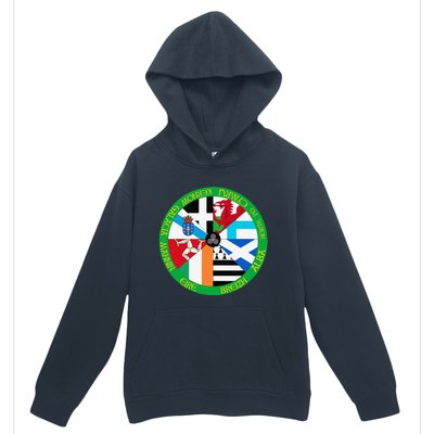 Celtic Nations Flags Celtic Nations Urban Pullover Hoodie