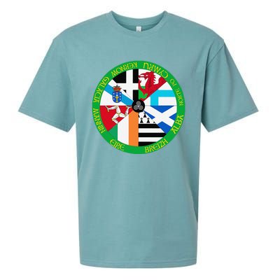 Celtic Nations Flags Celtic Nations Sueded Cloud Jersey T-Shirt