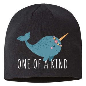 Cute Narwhal For Women Or One Of A Kind Sustainable Beanie