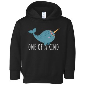 Cute Narwhal For Women Or One Of A Kind Toddler Hoodie