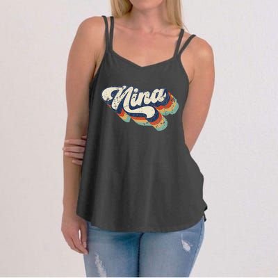 Cute Nina For Grandma Best Nina Ever MotherS Day Women's Strappy Tank